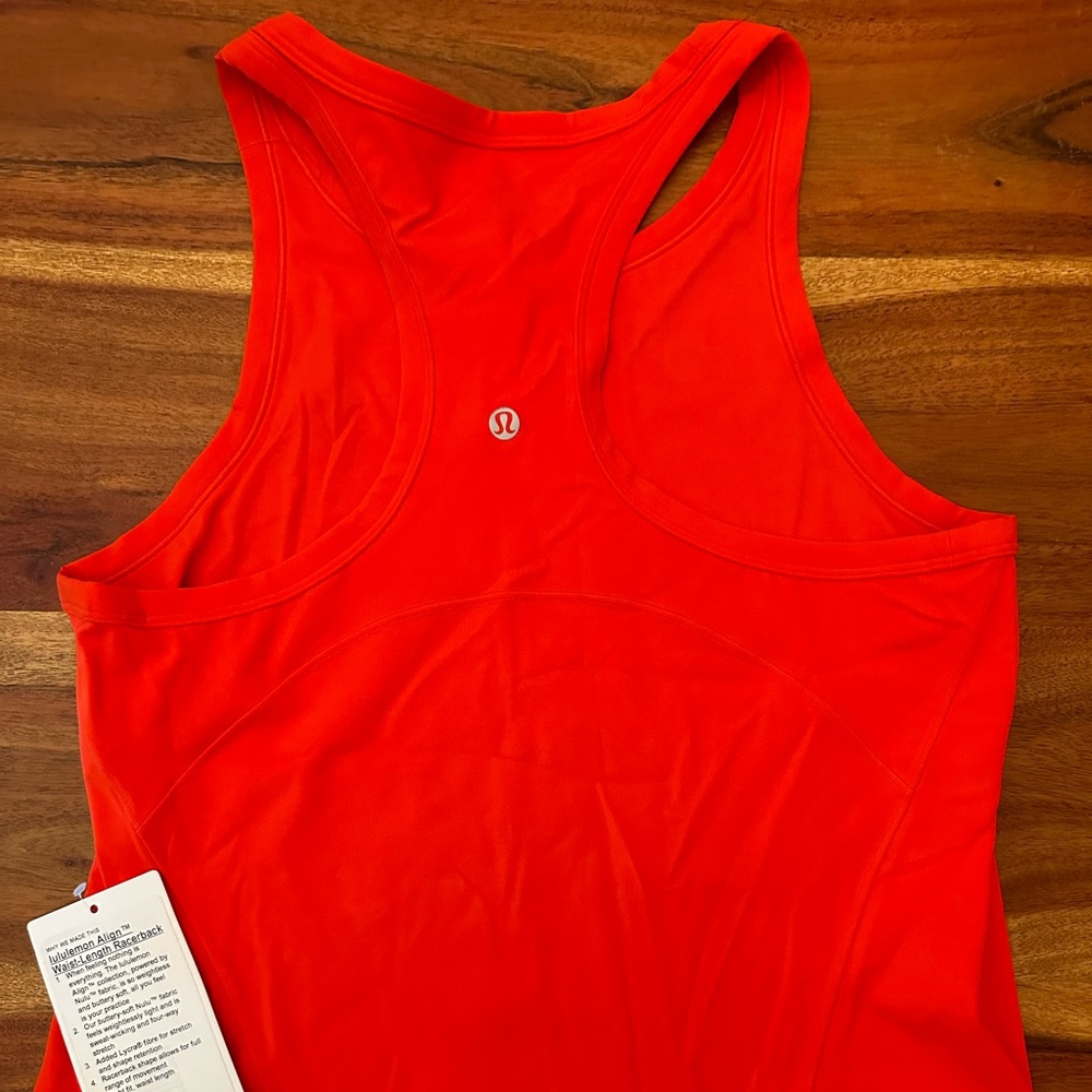Align Waist Length Racerback Tank Top
